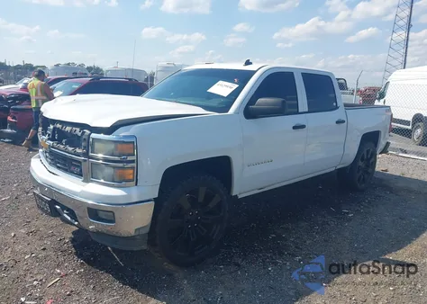 2014 Chevrolet Silverado 1500 2Lt из США, поврежденный, VIN 3GCUKREC3EG248989